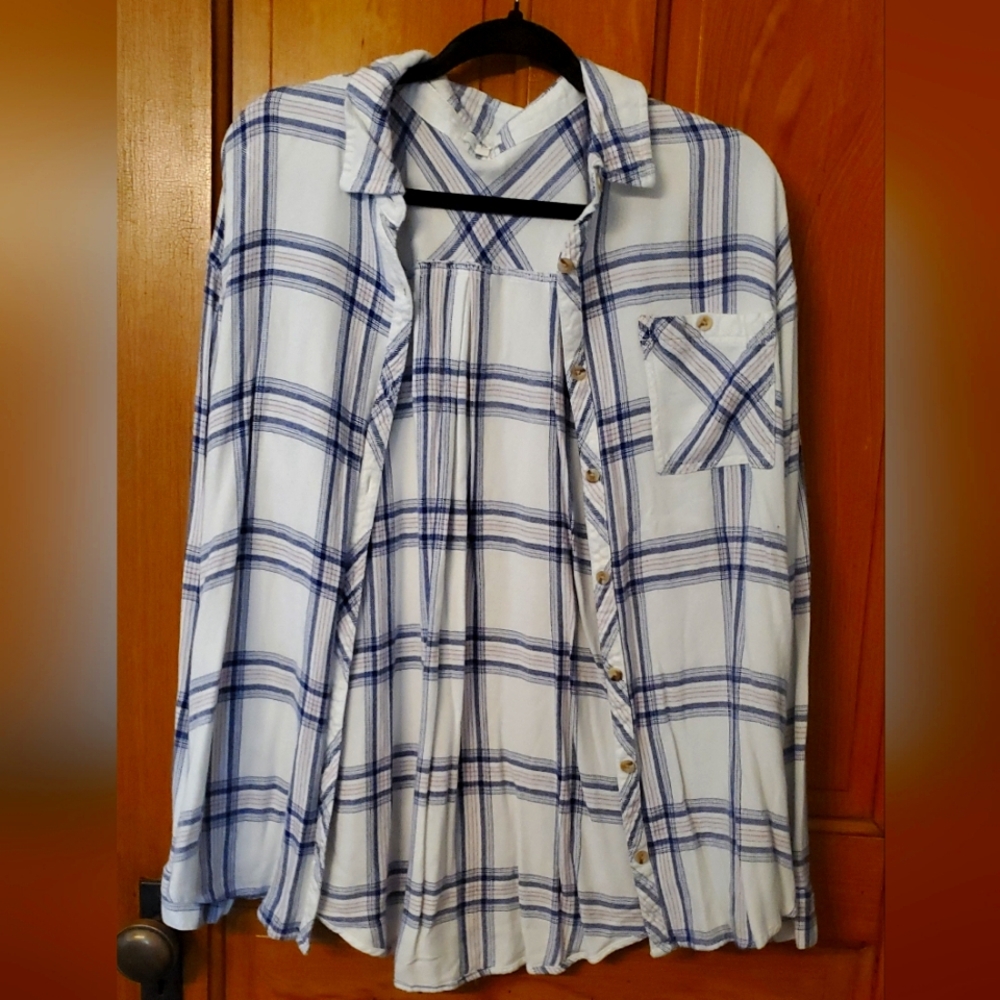Long sleeve button flannel